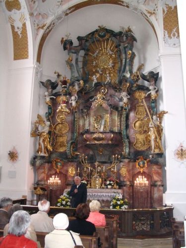 Bei der Kirchenführung