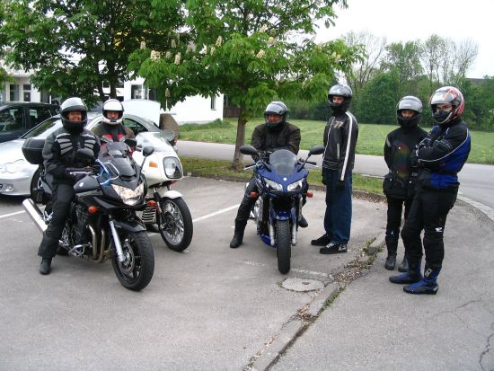 Auch einige Biker waren dabei!